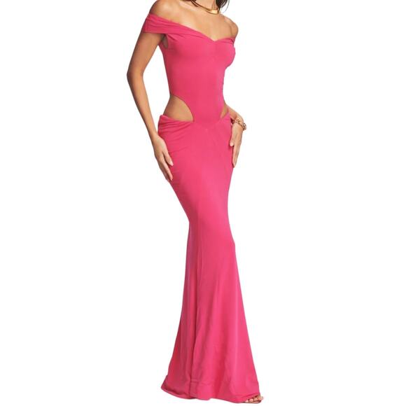 Retrofete Giada Pink Mermaid Maxi Dress Size XXS - Picture 10 of 16